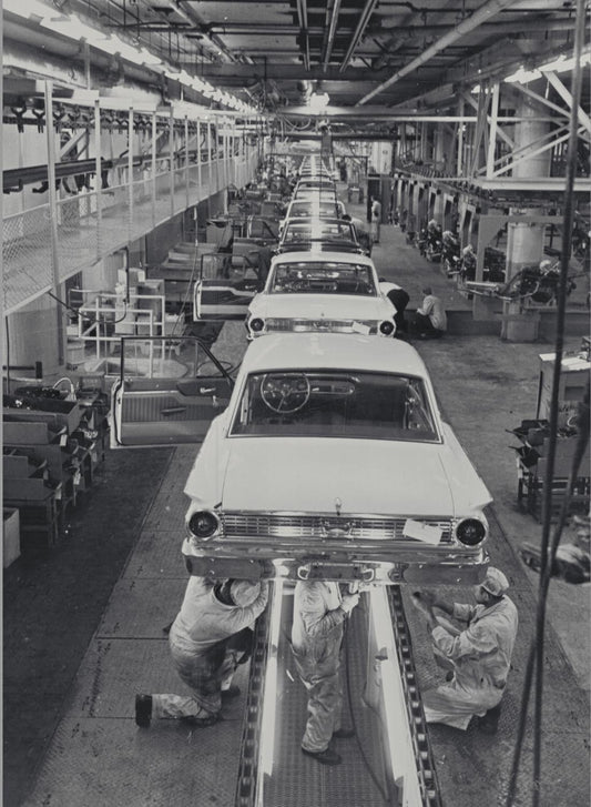 1962 Ford Fairlanes at Dearborn Assembly Plant  0401-0404