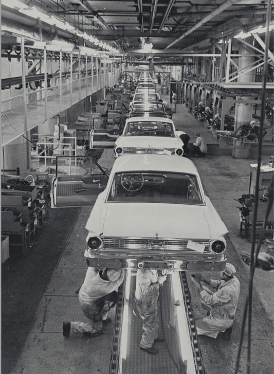 1962 Ford Fairlanes at Dearborn Assembly Plant  0401-0404
