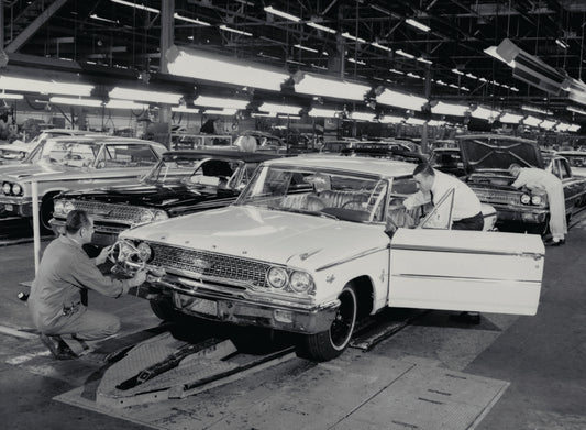1963 Ford Galaxie 500XL on final line  0401-0415