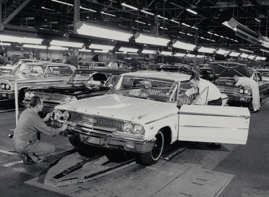 1963 Ford Galaxie 500XL on final line  0401-0415