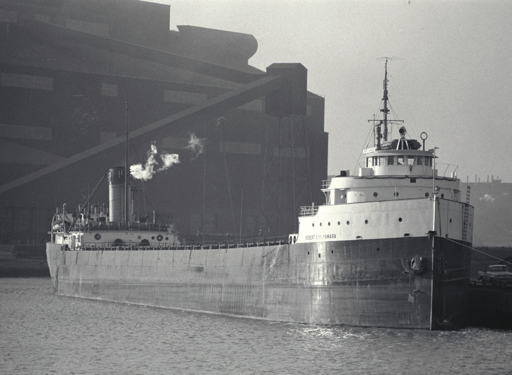 1964 Ford ore freighter Robert S McNamara at Rouge dock neg 137533 4 0401-0420