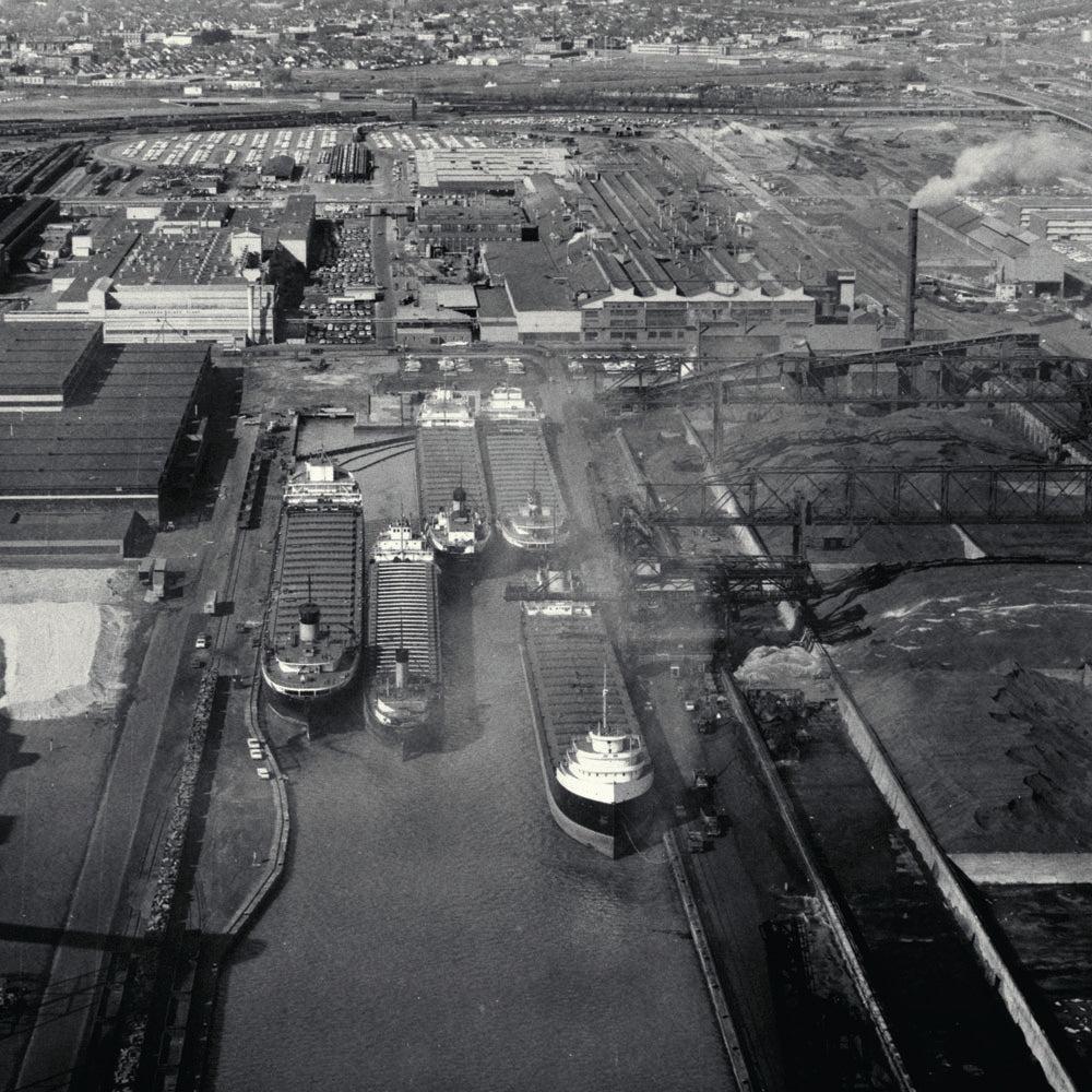 1965 Ford ore freighters at Rouge Complex  0401-0424
