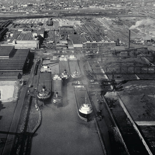 1965 Ford ore freighters at Rouge Complex  0401-0424