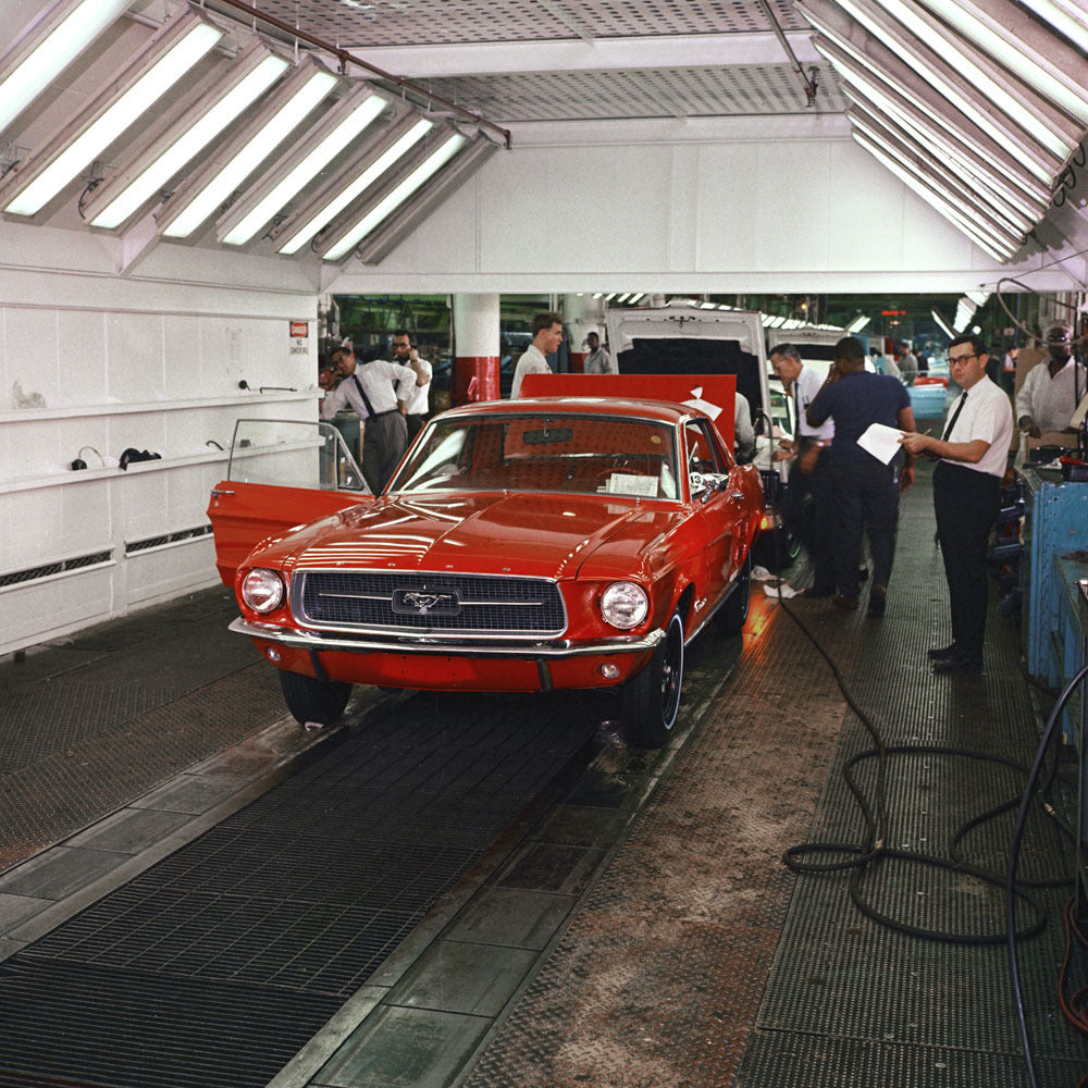 1966 Ford Dearborn Assembly Plant 1967 Mustang on  0401-0426