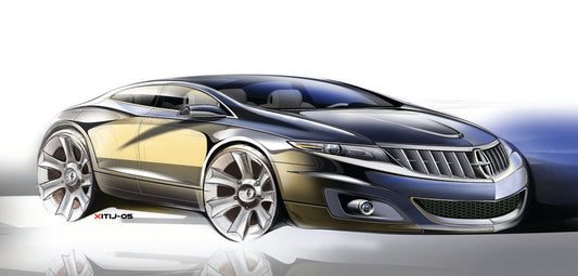 2006 Lincoln MKS concept car rendering 0401-0597