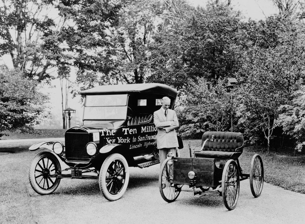 1924 Ford Model T ten millionth car with Quadricyc 0401-0689