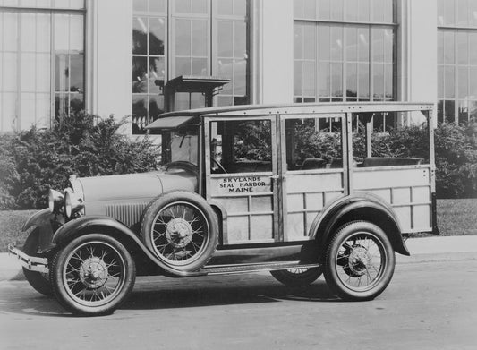 1929 Ford Model A station wagon  0401-0714