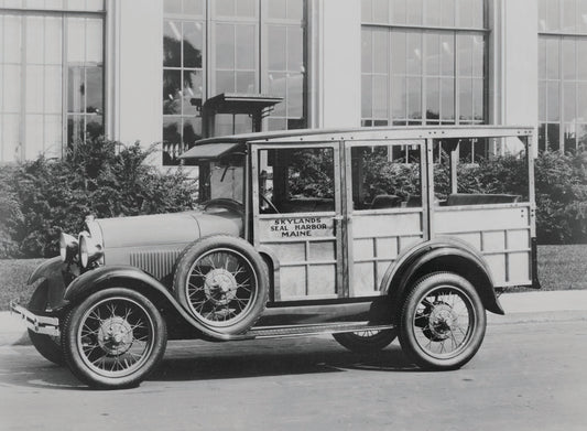 1929 Ford Model A station wagon  0401-0714