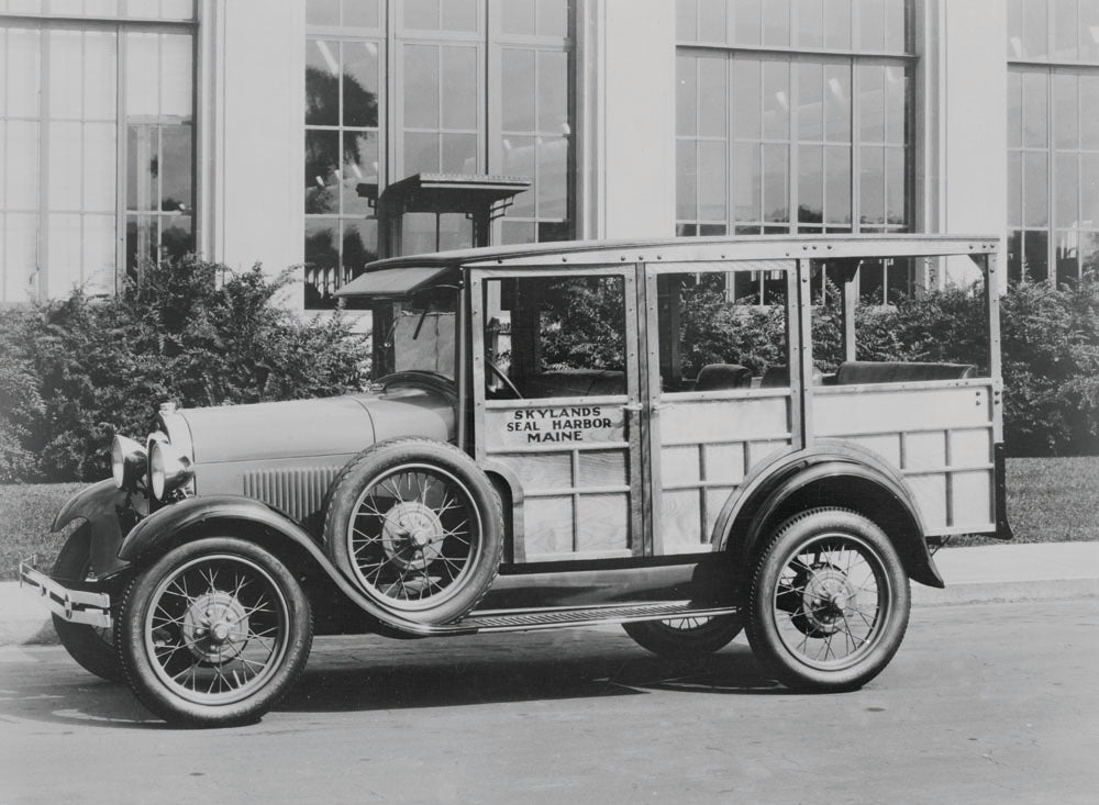 1929 Ford Model A station wagon  0401-0714