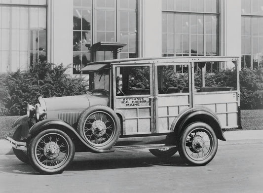 1929 Ford Model A station wagon  0401-0714