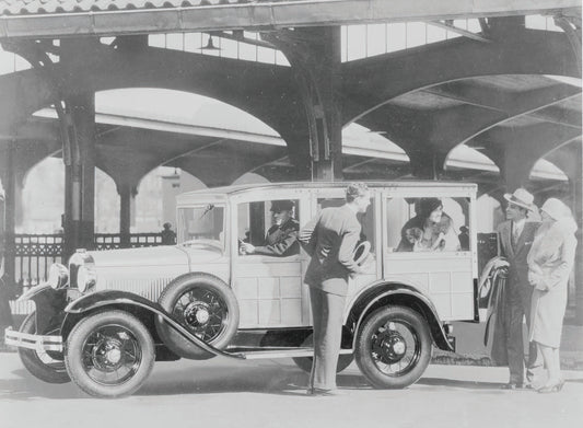 1930 Ford Model A station wagon  0401-0726