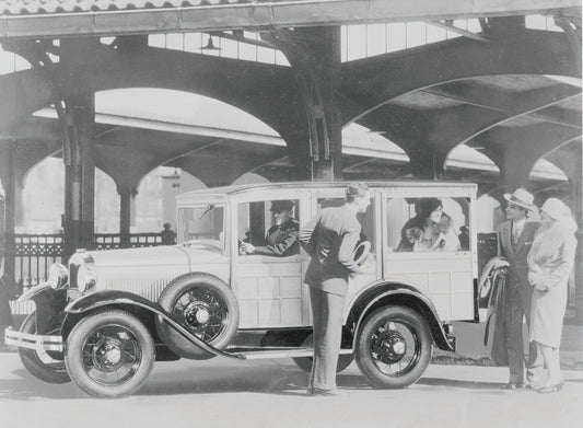 1930 Ford Model A station wagon  0401-0726
