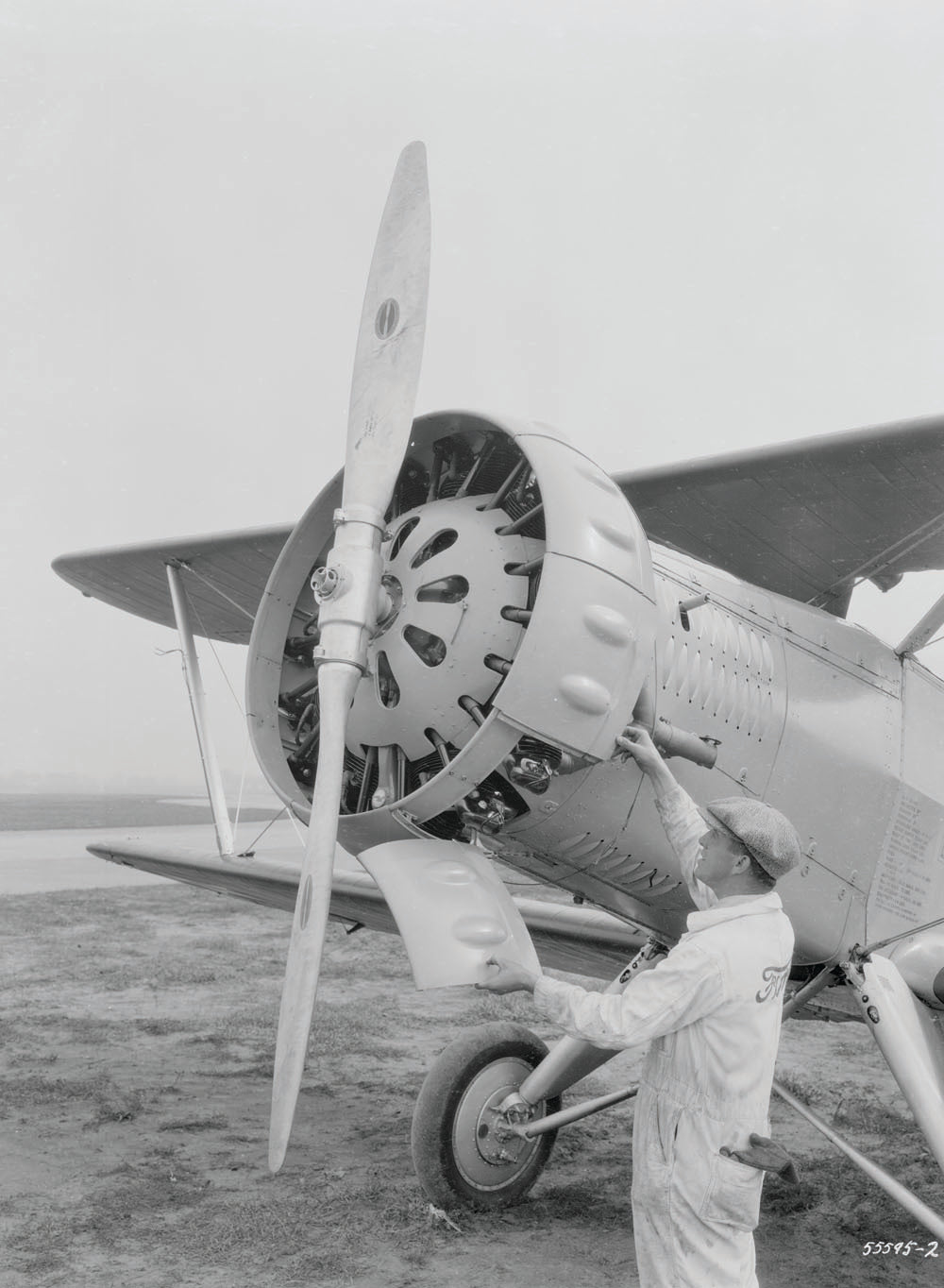 1930 U S Army biplane 0401-0730