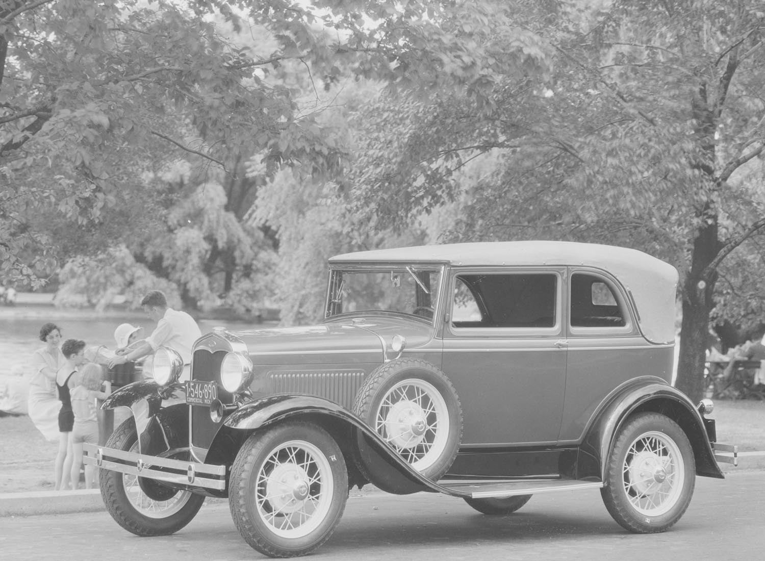 1931 Ford Model A Convertible Sedan  0401-0732