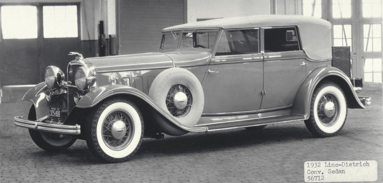 1932 Lincoln Dietrich Convertible Sedan  0401-0772