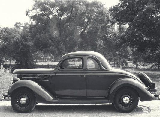 1936 Ford five window coupe  0401-0820