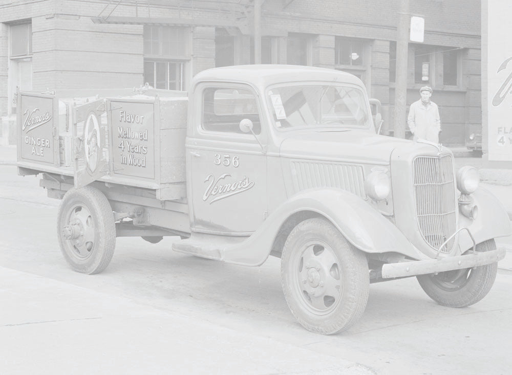 1936 Ford stake bed Vernors delivery truck  0401-0828