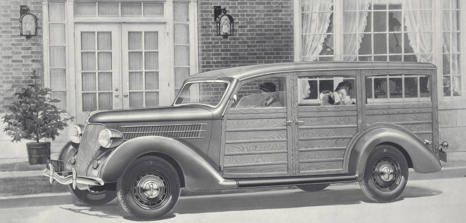 1936 Ford station wagon  0401-0829