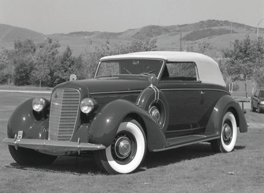 1936 Lincoln Brunn Convertible Victoria  0401-0831