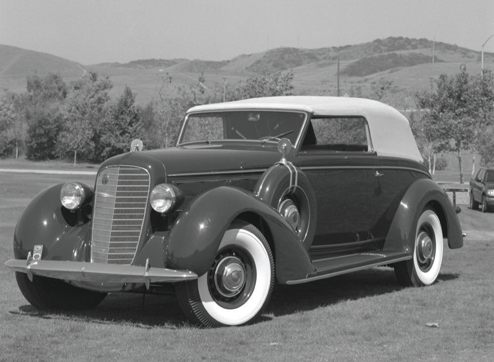1936 Lincoln Brunn Convertible Victoria  0401-0831