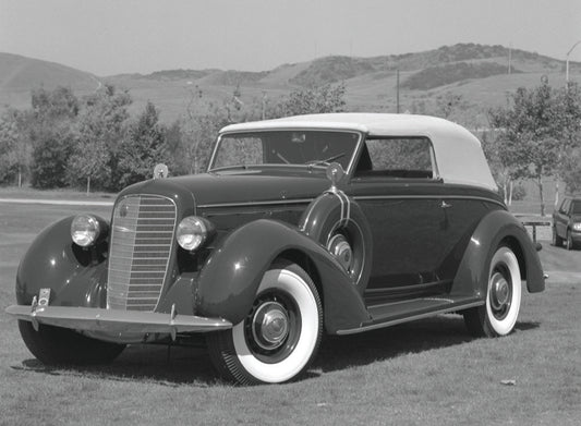 1936 Lincoln Brunn Convertible Victoria  0401-0831