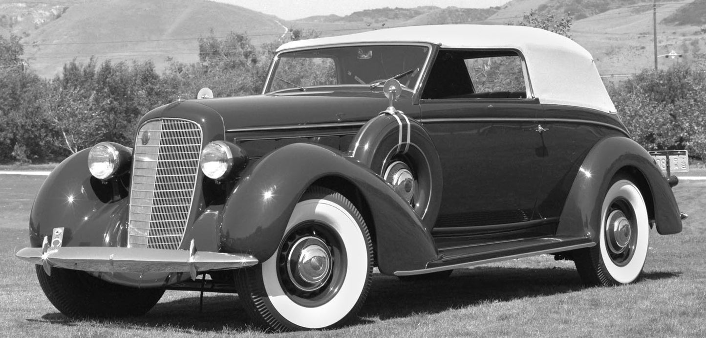 1936 Lincoln Brunn Convertible Victoria  0401-0832