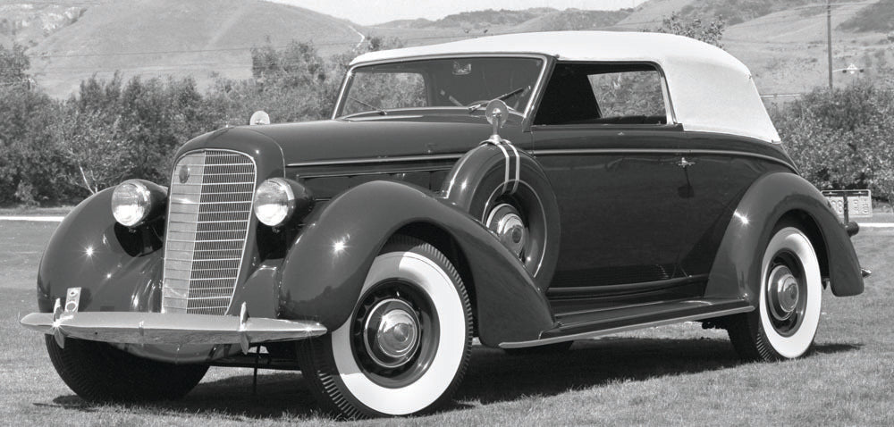 1936 Lincoln Brunn Convertible Victoria  0401-0832
