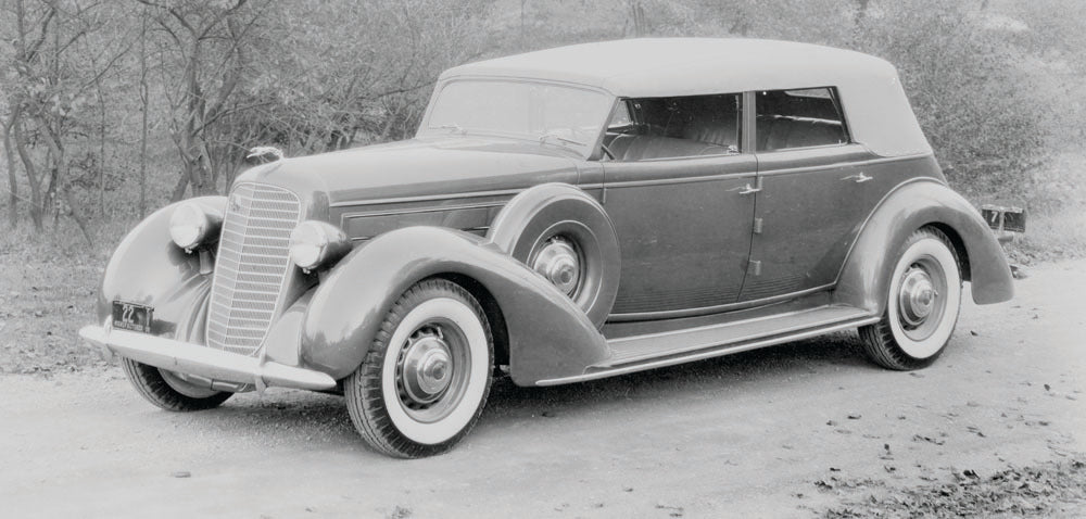 1936 Lincoln LeBaron Convertible Sedan 0401-0834