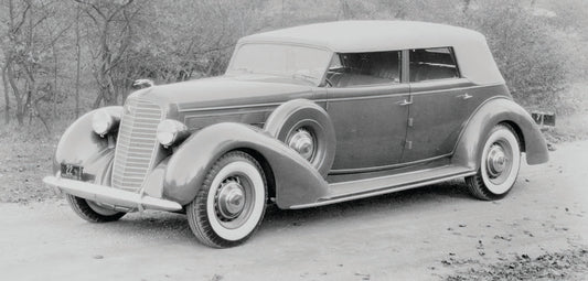 1936 Lincoln LeBaron Convertible Sedan  0401-0834