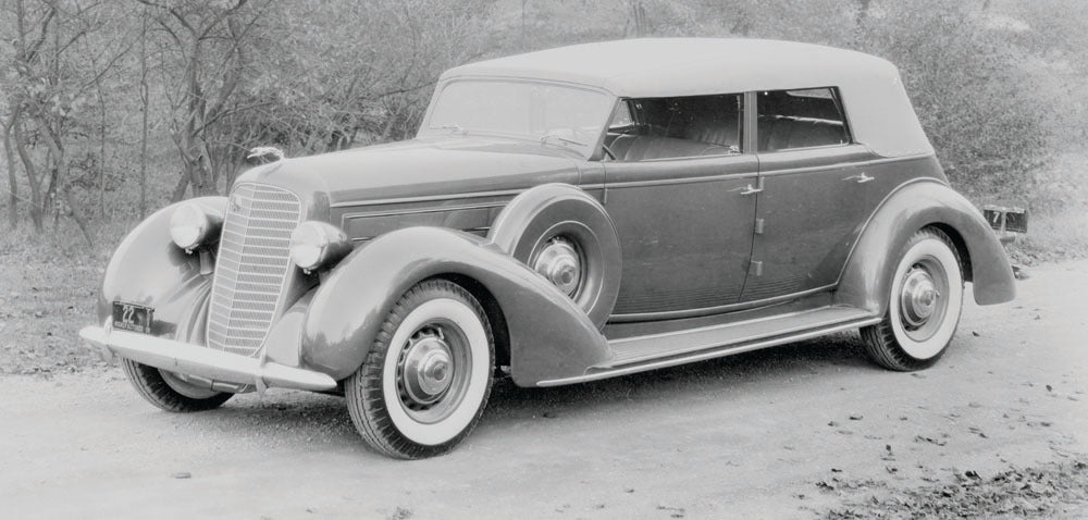 1936 Lincoln LeBaron Convertible Sedan  0401-0834