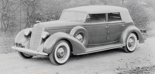 1936 Lincoln LeBaron Convertible Sedan  0401-0834