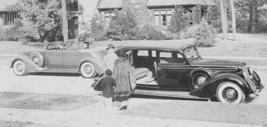1936 Lincoln Limousine Model 327 B and convertible  0401-0835