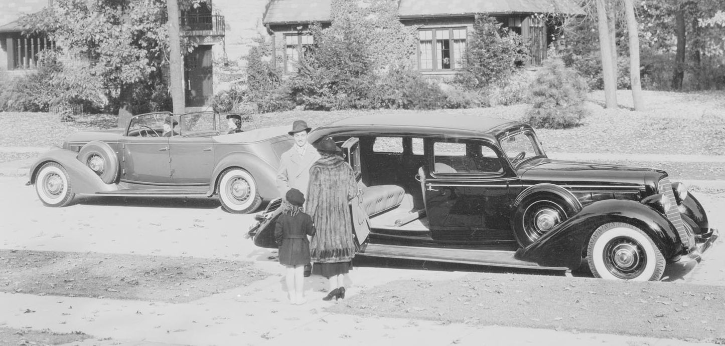 1936 Lincoln Limousine Model 327 B and convertible  0401-0835