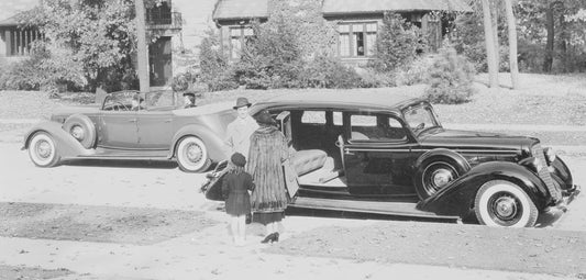 1936 Lincoln Limousine Model 327 B and convertible  0401-0835