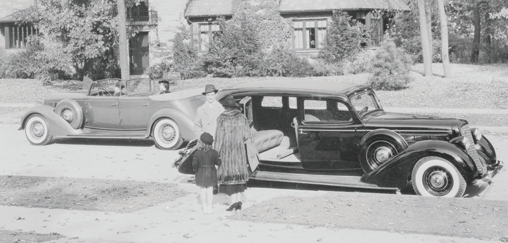 1936 Lincoln Limousine Model 327 B and convertible  0401-0835