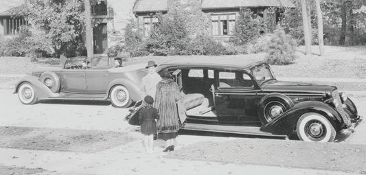 1936 Lincoln Limousine Model 327 B and convertible  0401-0835