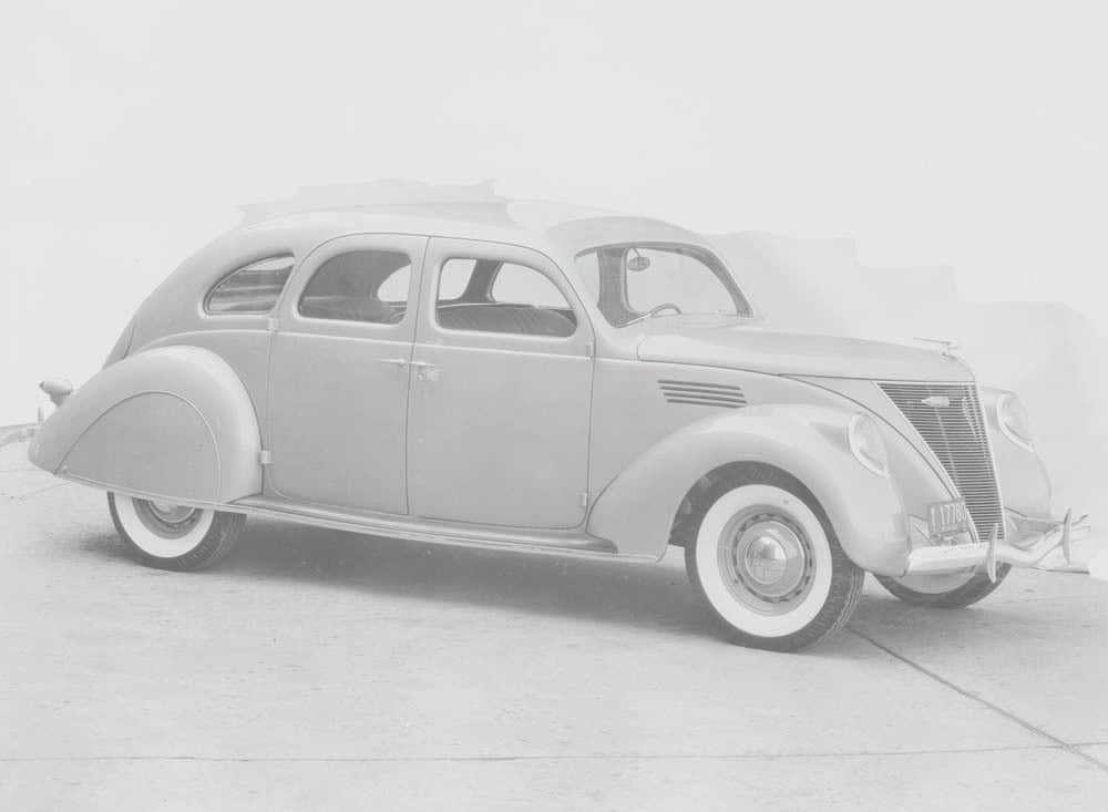 1936 Lincoln Zephyr four door  0401-0836