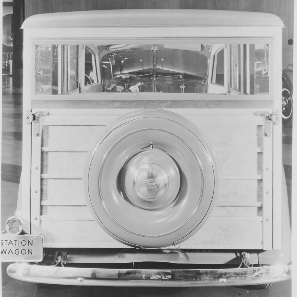 1937 Ford station wagon rear  0401-0848
