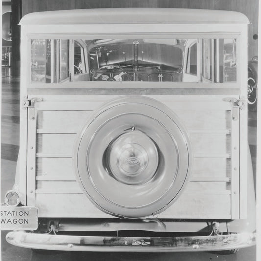 1937 Ford station wagon rear  0401-0848