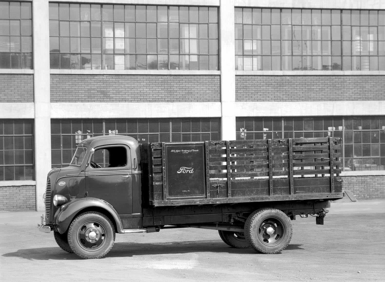 1939 Ford Cab Over engine Stake Truck  0401-0858
