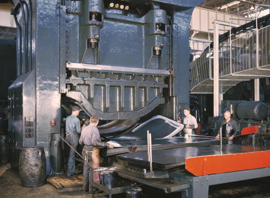 1940 Ford Rouge Stamping Plant operations  0401-0890