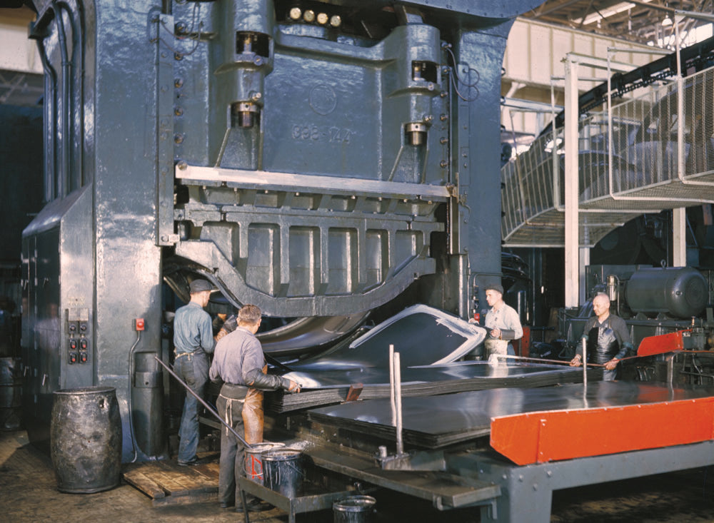 1940 Ford Rouge Stamping Plant operations  0401-0890