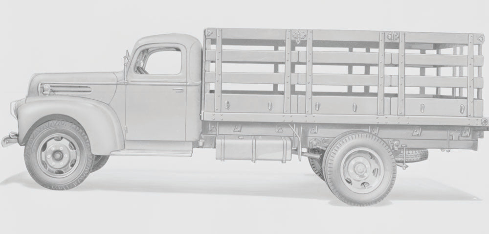 1942 Ford stake truck  0401-0933