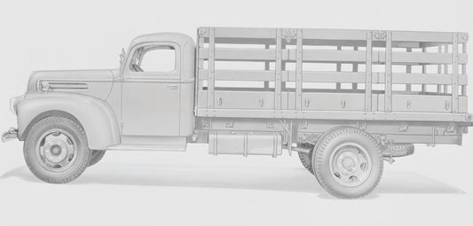 1942 Ford stake truck  0401-0933