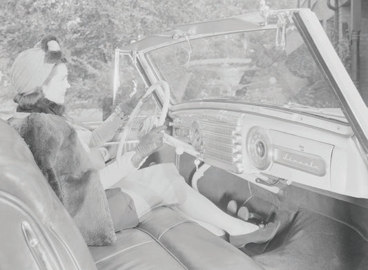 1942 Lincoln Continental Cabriolet interior  0401-0954