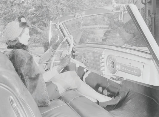 1942 Lincoln Continental Cabriolet interior  0401-0954
