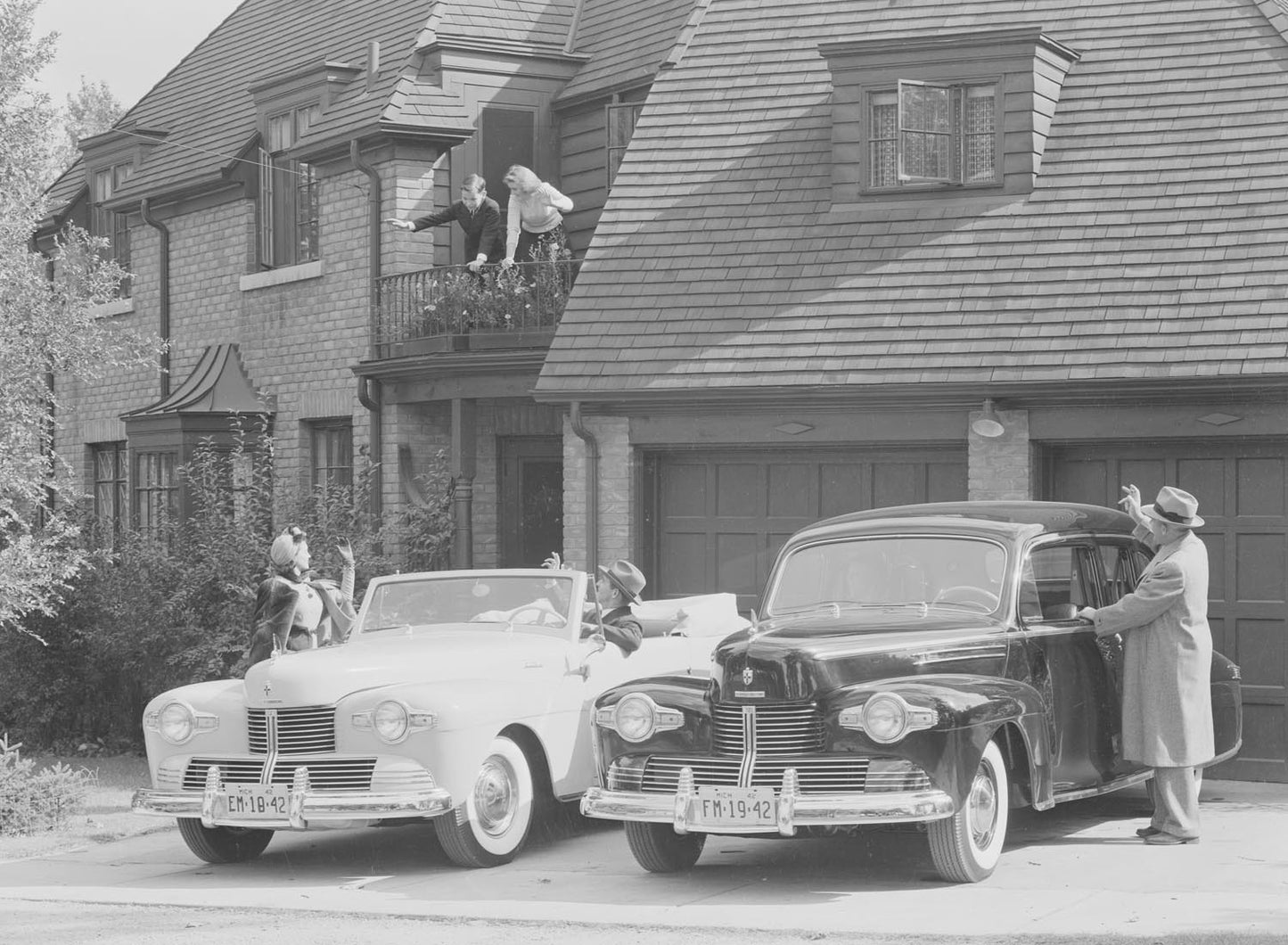 1942 Lincoln Continental Convertible and Custom Se  0401-0955