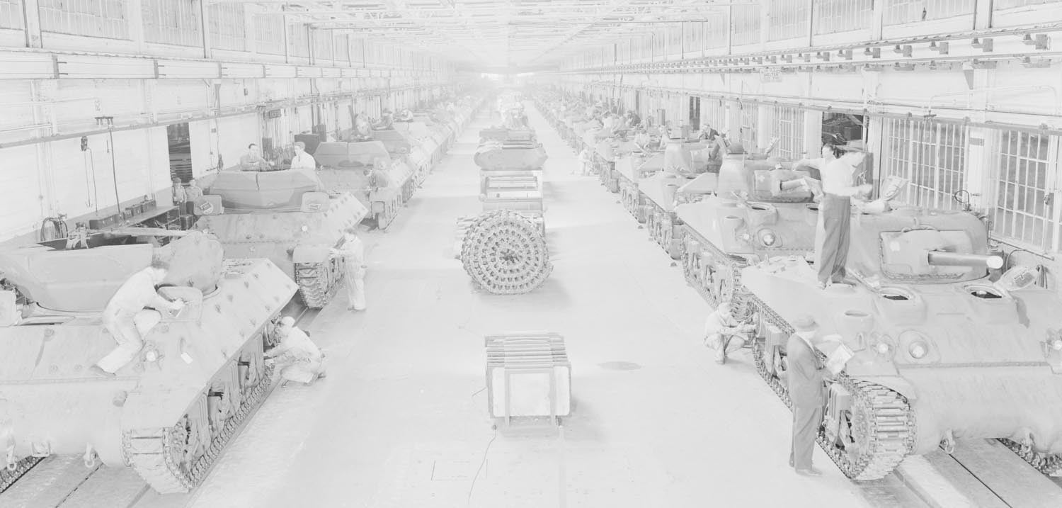 1943 Ford highland Park Plant tank production  0401-0979