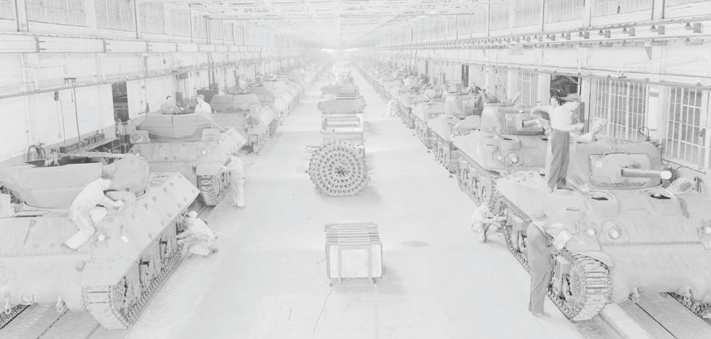 1943 Ford highland Park Plant tank production  0401-0979