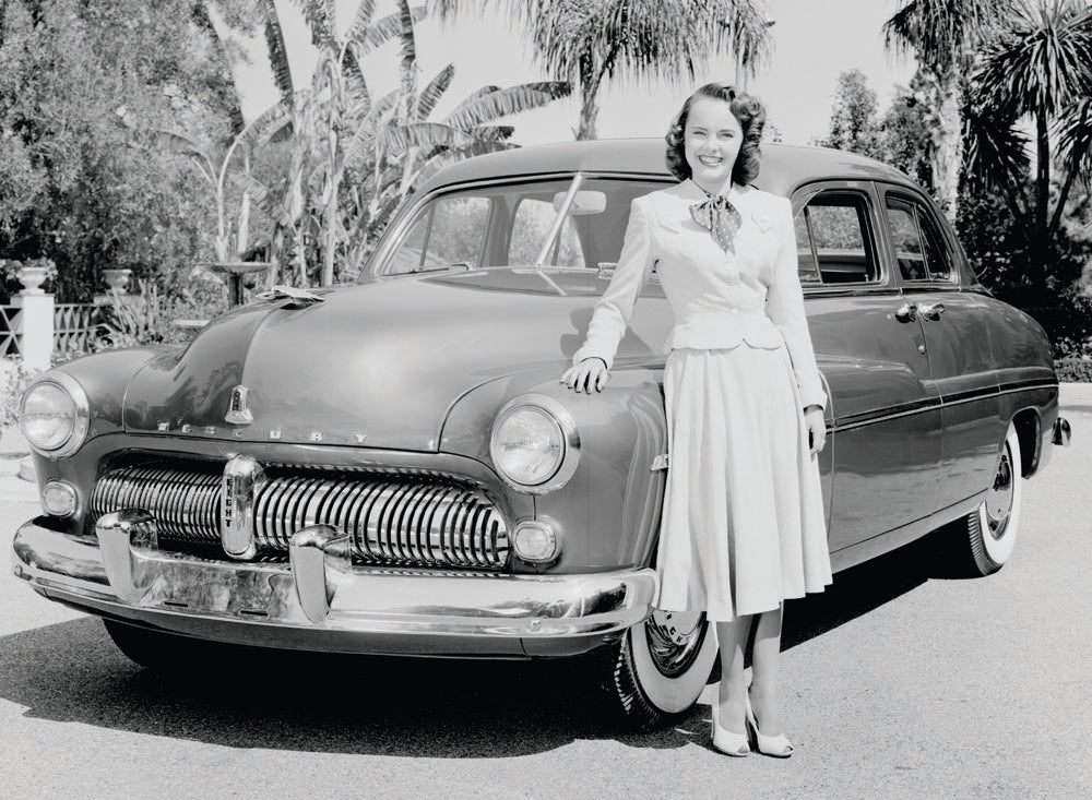 1948 Terry Moore with 1948 Mercury 0401-1104